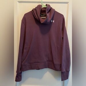 Under Armour Purple Cowl Neck Pullover Sweatshirt